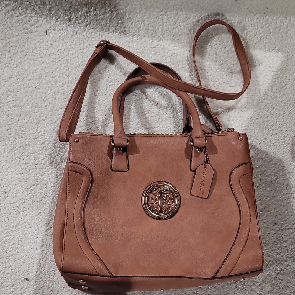 Dasein Brown Satchel Bag